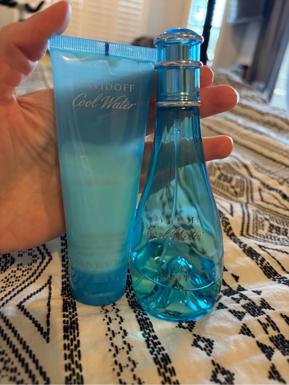 Cool Water Women lotion and perfume